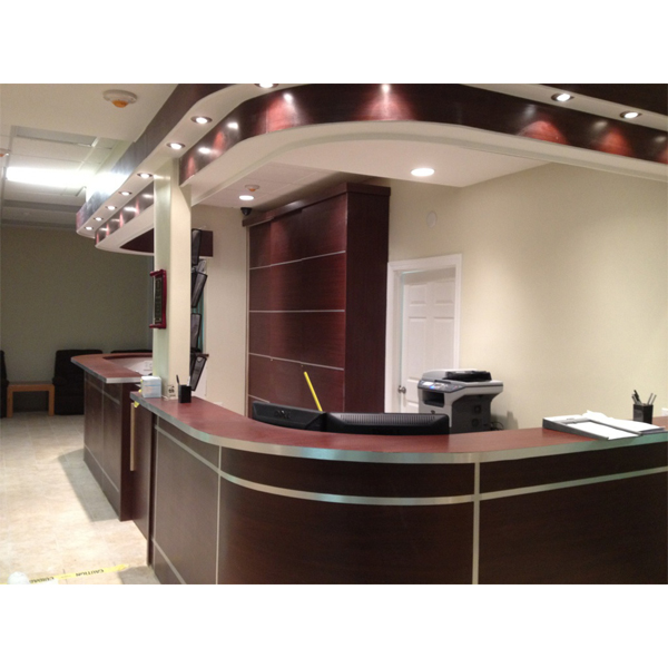 Dayoris Doors Front Desk Modern Design Medical Office Tamer Modern Wall Panels Desk In Miami